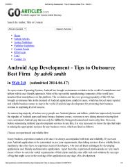 Android App Development - Tips to Outsource Best Firm - Web 2.pdf