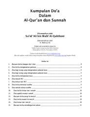 Kumpulan Doa Dalam Al-Quran dan Sunnah.pdf