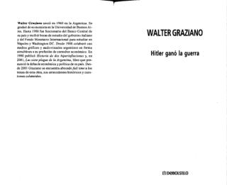 Hitler gano la guerra - Graziano, Walter.PDF