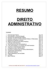 APOSTILA DE DIREITO ADMINISTRATIVO - RESUMÃO.pdf
